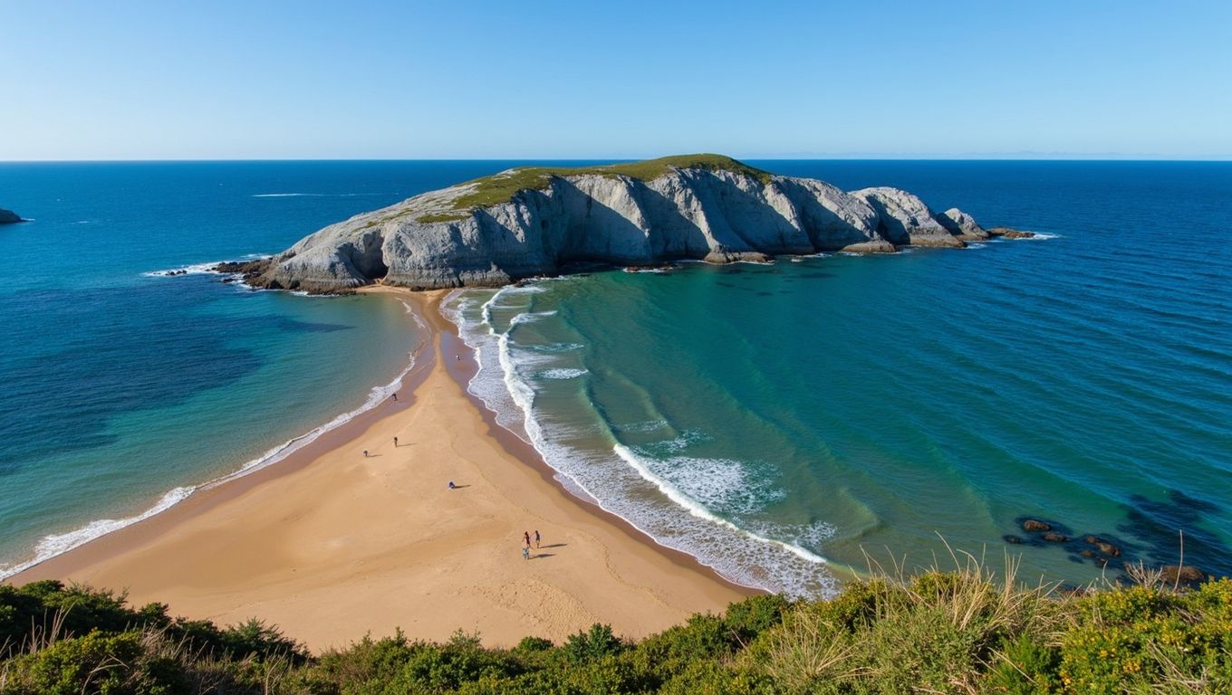 Playa de Covachos (Santa Cruz de Bezana, Cantabria)
