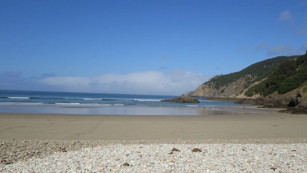 Panorámica de Playa de Cueva, Asturias