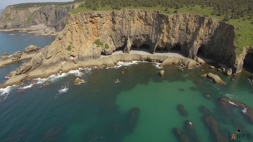 Acantilados y costa de Playa de Cueva, Valdés (Asturias)