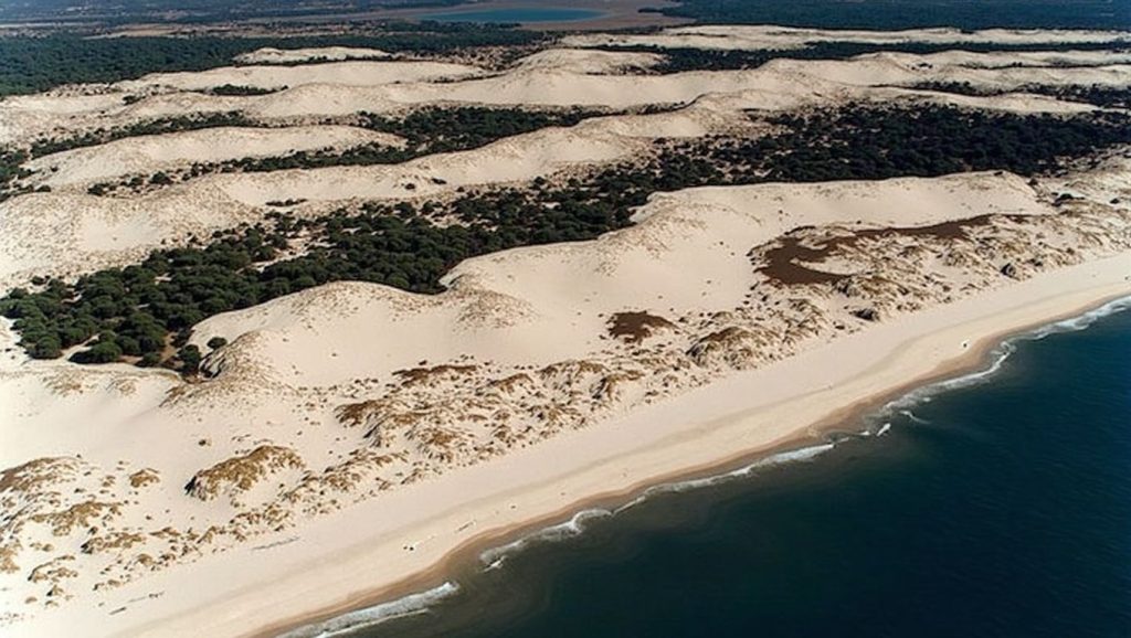Vista de Playa de Doñana desde la orilla, Almonte