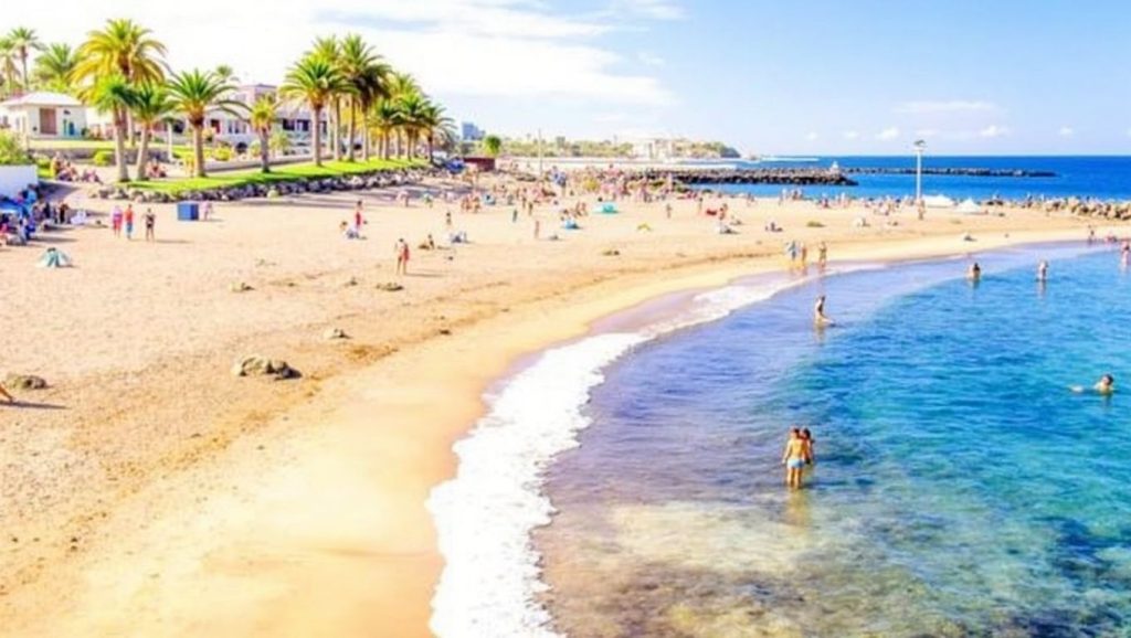 Panorámica de Playa de el Bobo, Tenerife