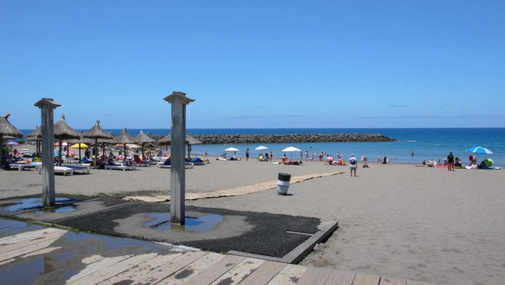 Arena volcánica de Playa de el Bobo, Adeje (Tenerife)