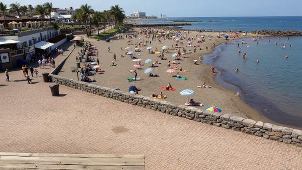 Aguas de Playa de el Bobo en Adeje (Tenerife)