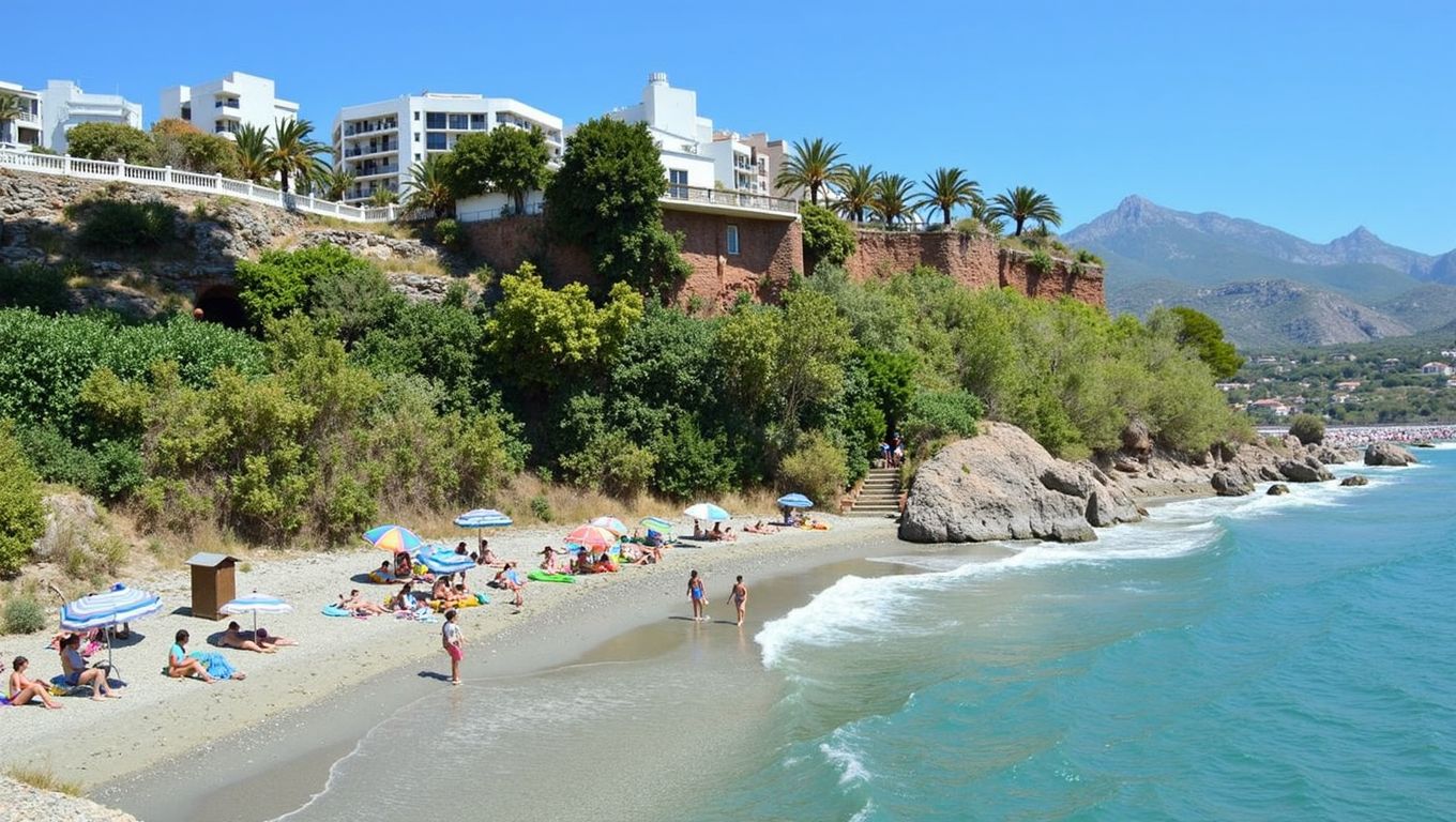 Playa de El Carabeo (Nerja, Málaga)