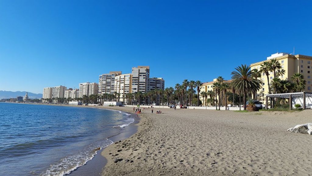 Entorno de Playa de El Lido, Torremolinos, Málaga