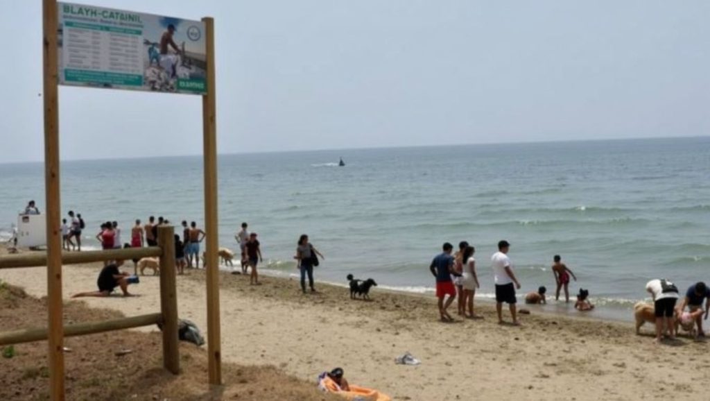 Playa de Playa de El Pinillo, Torremolinos, costa de Málaga