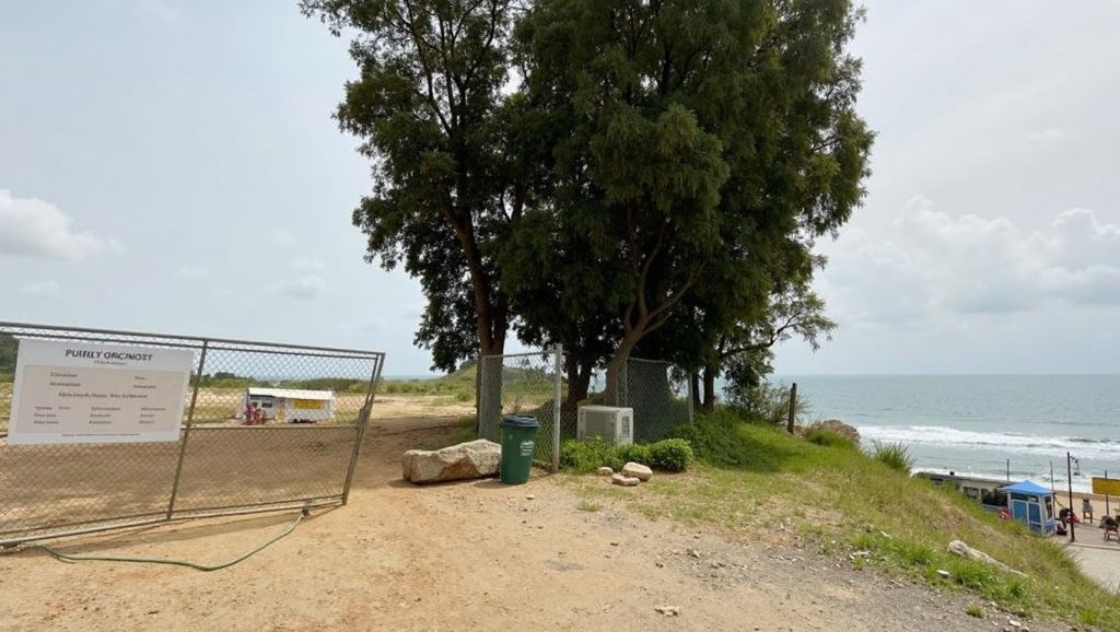 Línea de costa en Playa de El Pinillo, Torremolinos