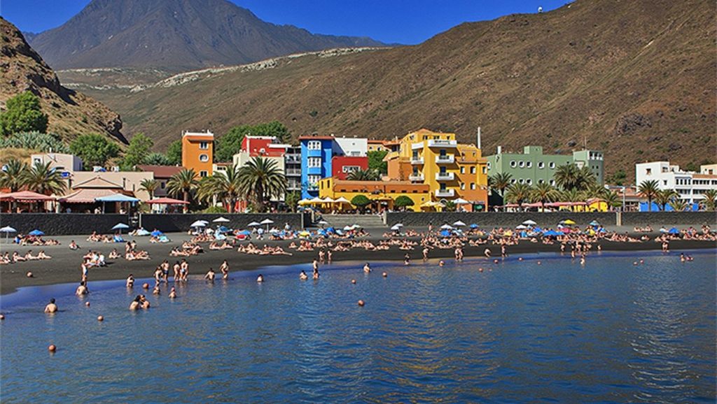 Aguas de Playa de El Puerto en Tazacorte (La Palma)