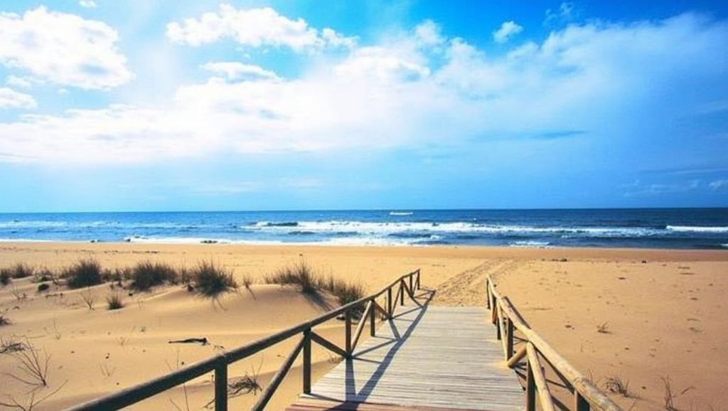 Paseo hacia El Rompido (frente al pueblo), Cartaya