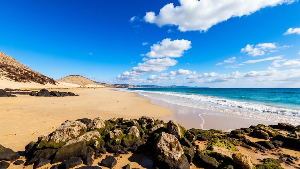 Panorámica de Playa de Esquinzo, Fuerteventura
