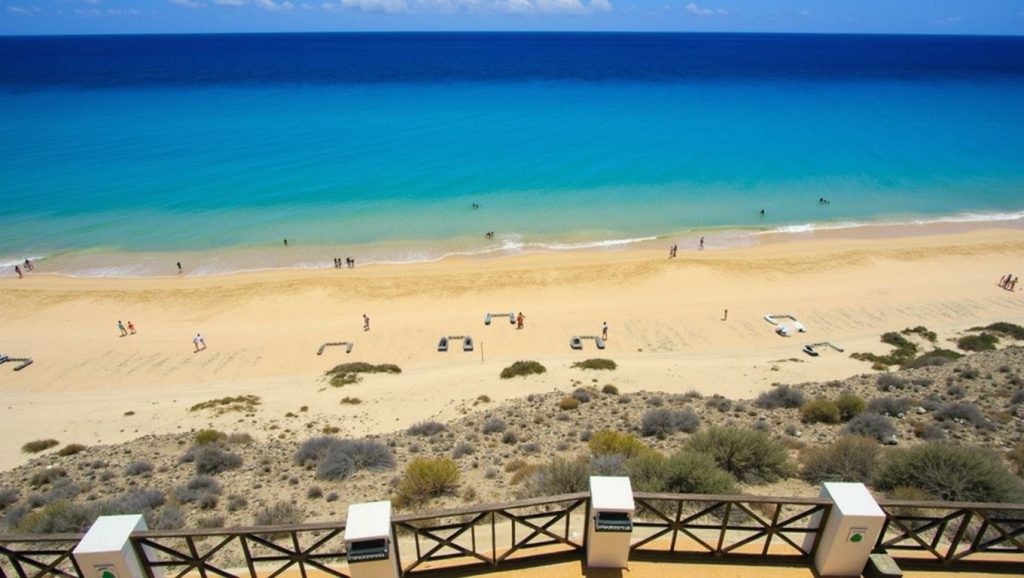 Aguas de Playa de Esquinzo en La Oliva (Fuerteventura)