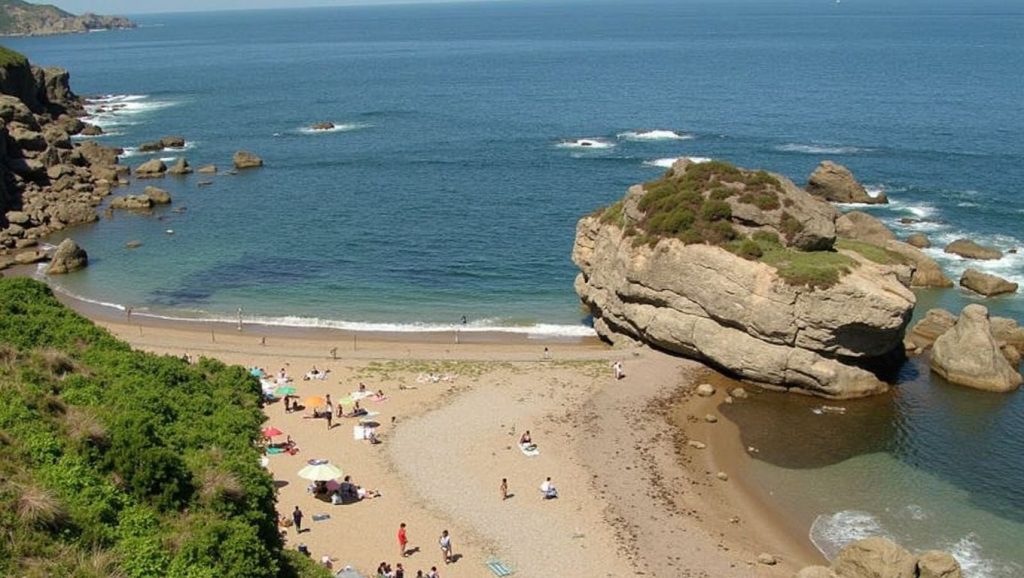 Entorno natural de Playa de Estaño en Asturias