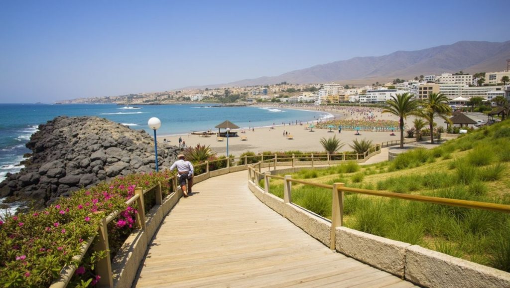 Costa de Playa de Fañabe en Adeje, Tenerife