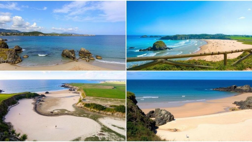 Aguas de Playa de Figueras en Castropol (Asturias)