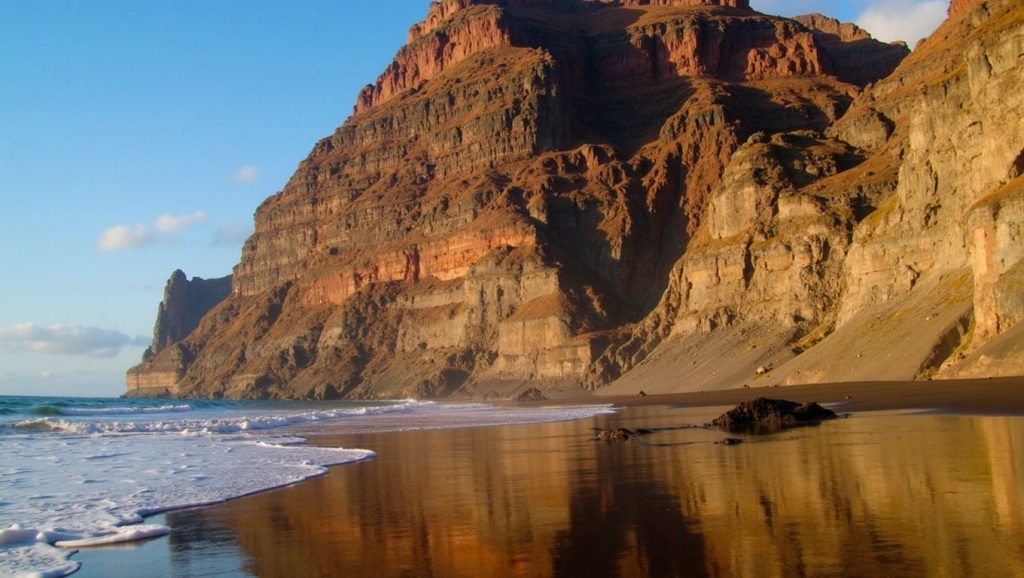Playa de Güi-Güí en La Aldea de San Nicolás (Gran Canaria)
