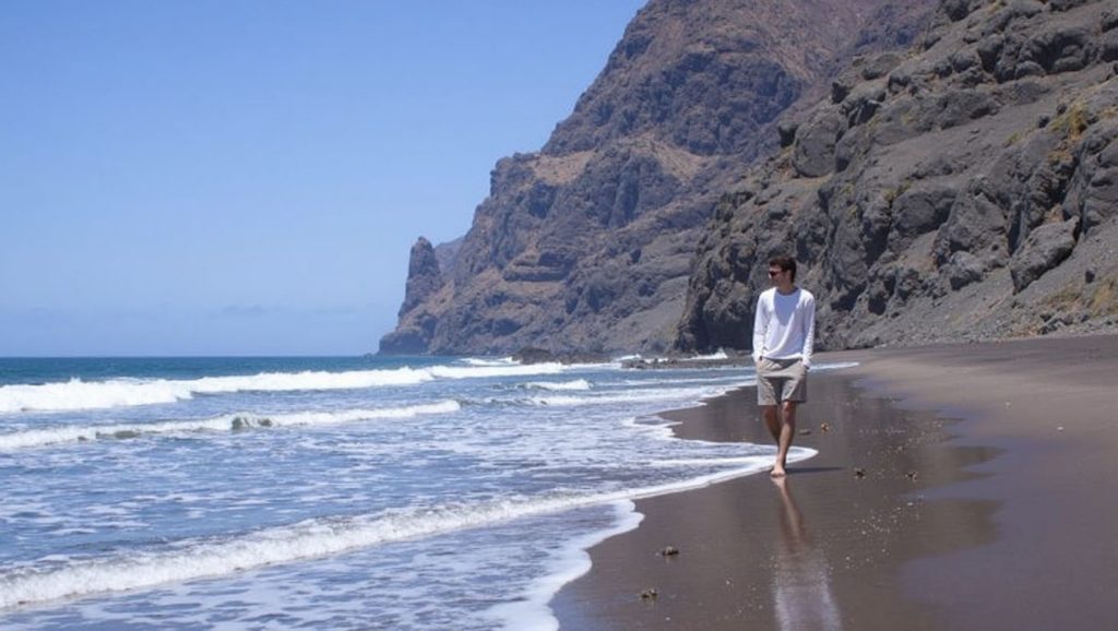 Panorámica de Playa de Güi-Güí, Gran Canaria