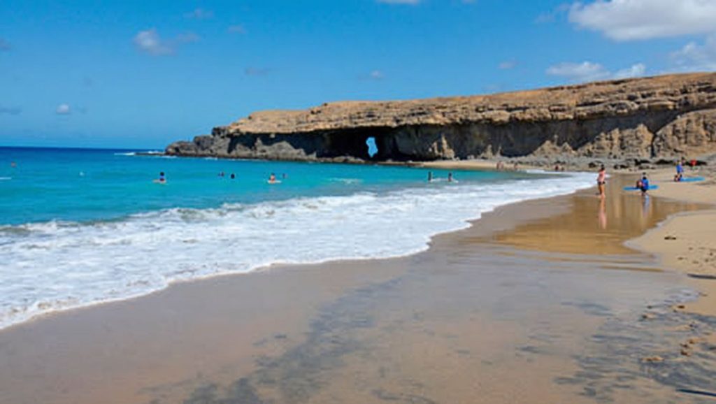 Panorámica de Playa de Garcey, Fuerteventura