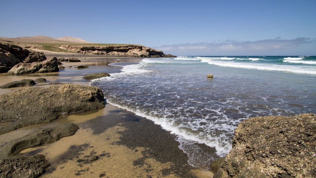 Aguas de Playa de Garcey en Pájara (Fuerteventura)