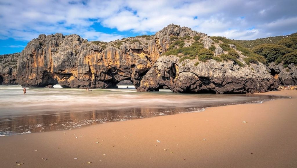 Panorámica de Playa de Gargantera, Asturias