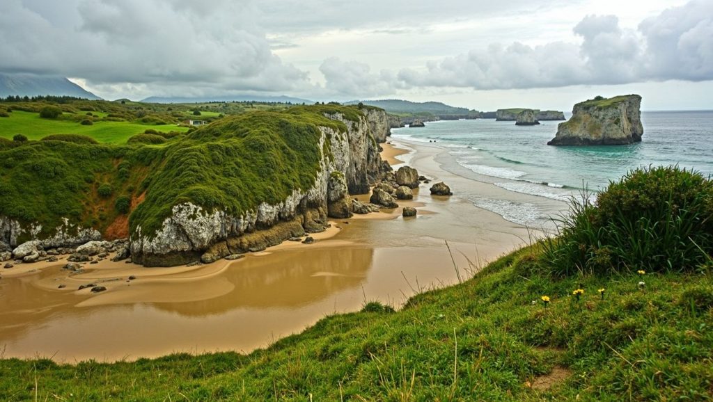 Olas y surf en Playa de Gargantera, Asturias (Asturias)