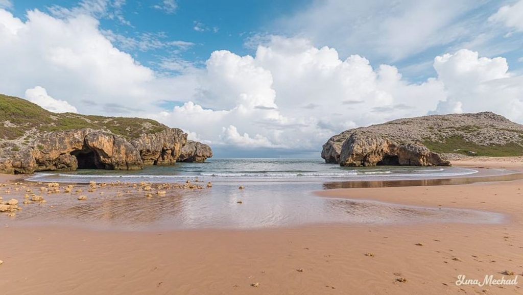 Entorno natural de Playa de Gargantera en Asturias