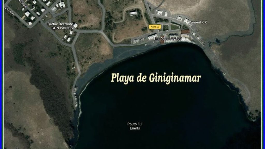 Arena volcánica de Playa de Giniginamar, Gran Tarajal (Fuerteventura)