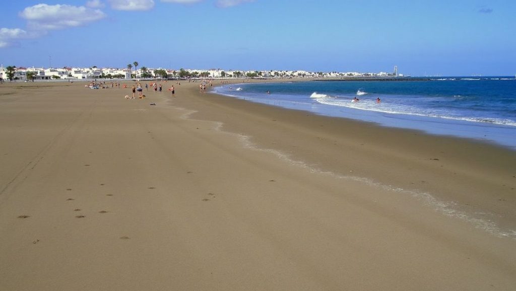 Panorámica de Playa de Guacimeta, Lanzarote