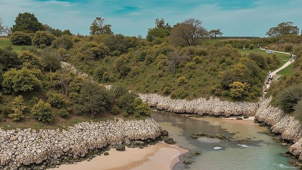 Arena de Playa de Guadamía, Ribadesella/Ribeseya (Asturias)