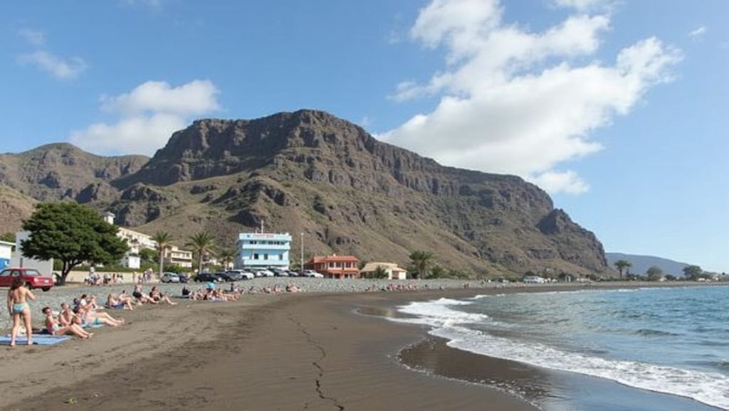 Arena de Playa de Guariñén, Valle Gran Rey (La Gomera)