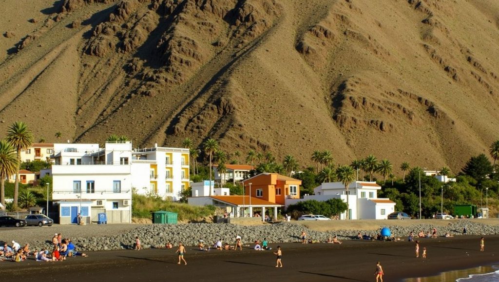 Entorno natural de Playa de Guariñén en La Gomera