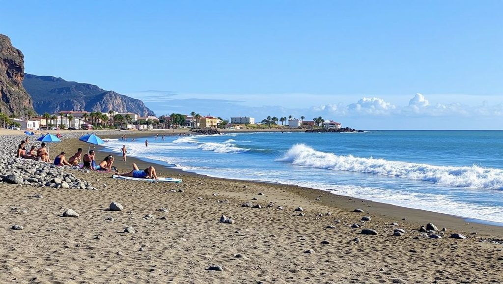 Aguas de Playa de Heredia en Valle Gran Rey (La Gomera)
