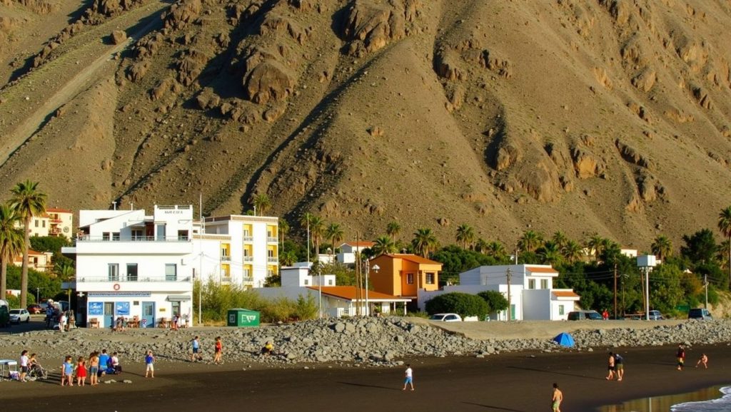 Entorno natural de Playa de Heredia en La Gomera