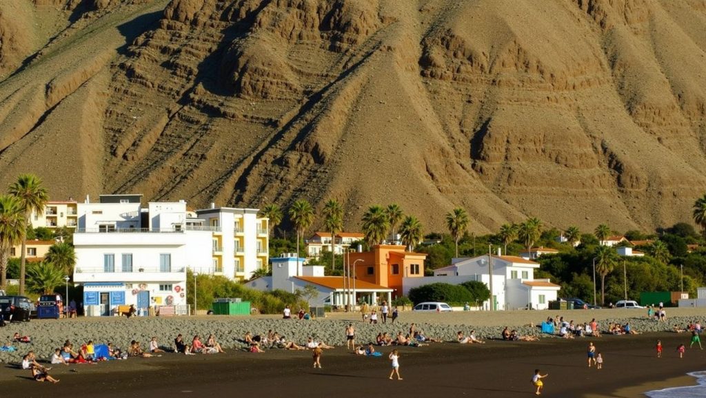 Entorno natural de Playa de Iguala en La Gomera