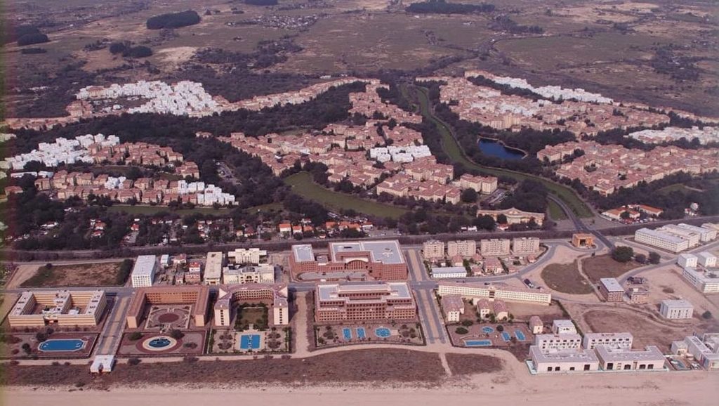 Playa Islantilla desde la arena, Isla Cristina / Lepe, Huelva