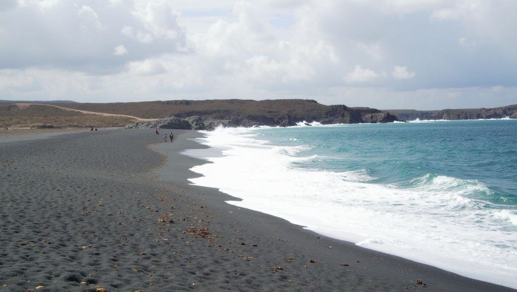 Arena de Playa de Janubio, Yaiza (Lanzarote)