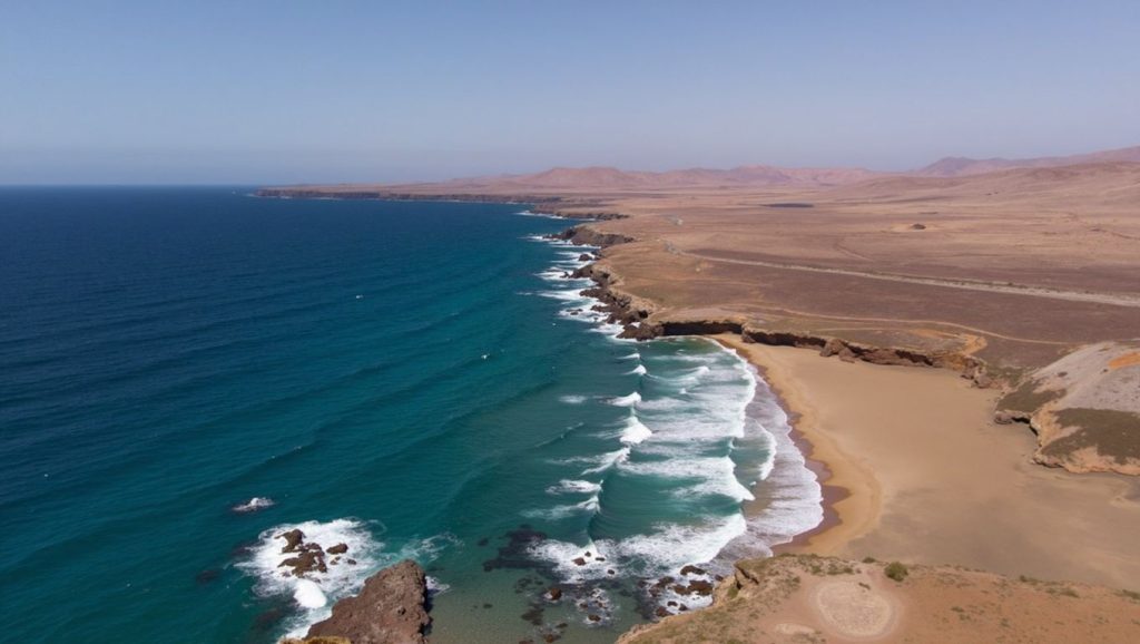 Arena volcánica de Playa de Jarugo, Puerto del Rosario (Fuerteventura)