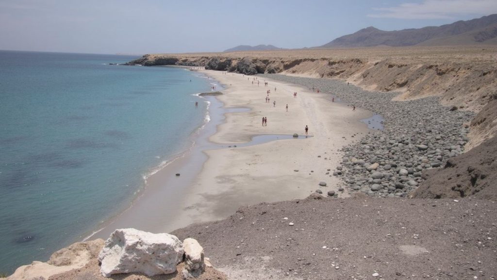 Arena volcánica de Playa de Juan Gomez, Pájara (Fuerteventura)