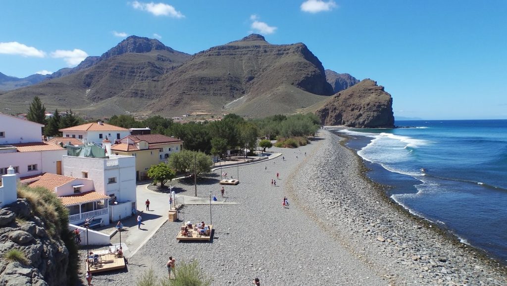 Playa de la Aldea en La Aldea de San Nicolás (Gran Canaria)