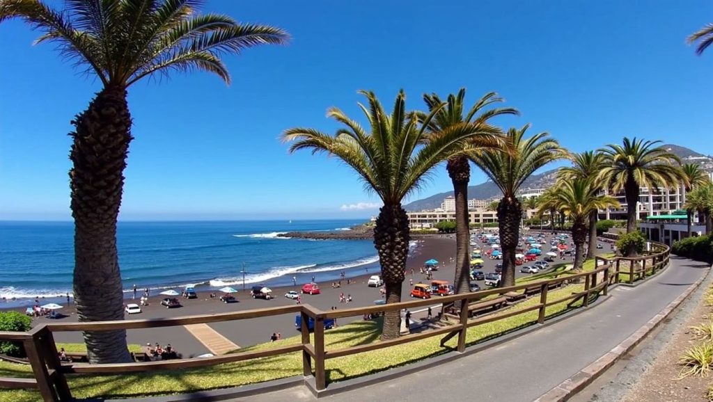 Panorámica de Playa de la Arena, Gran Canaria