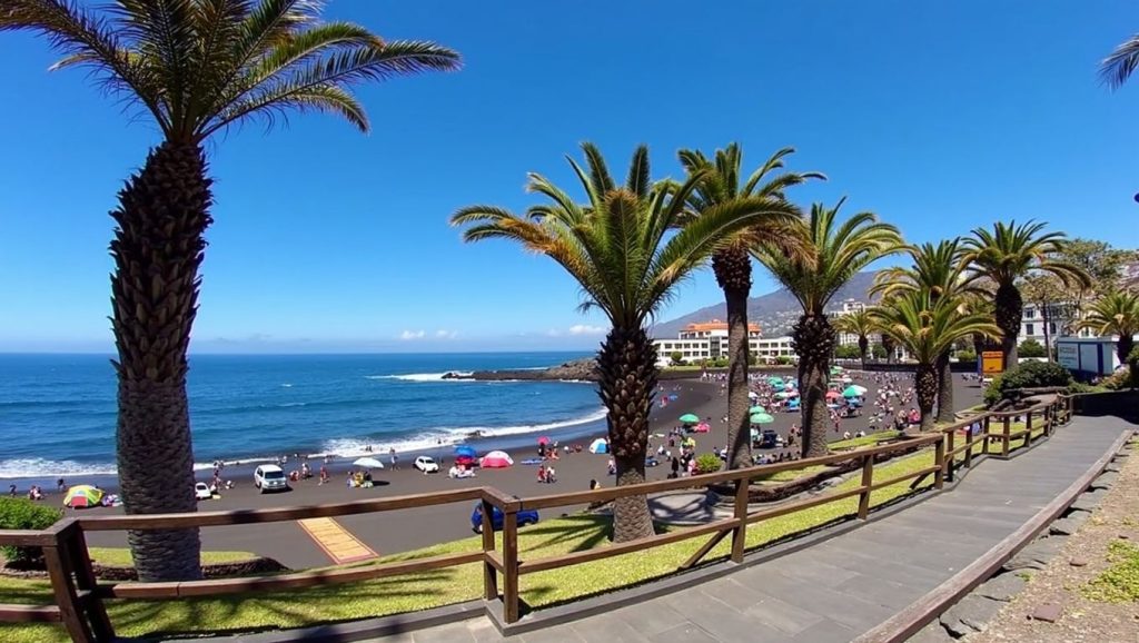 Panorámica de Playa de la Arena, Lanzarote
