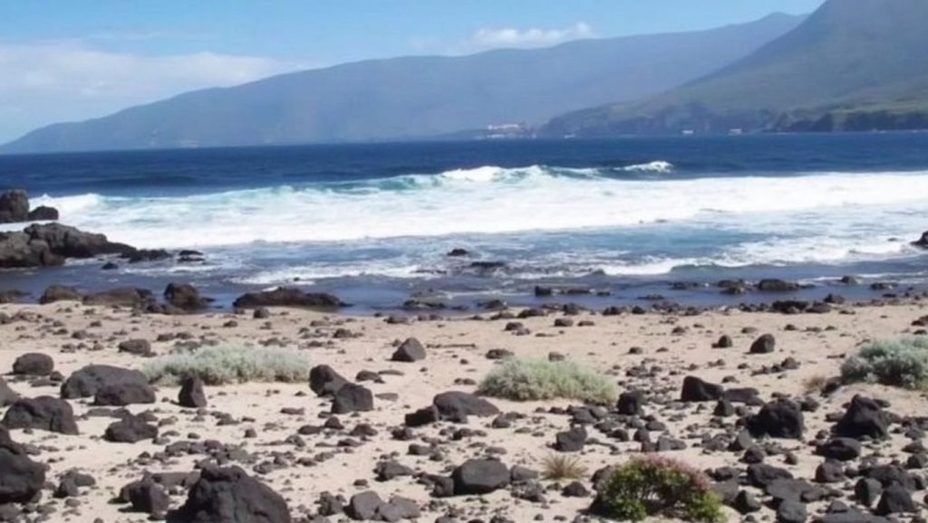 Aguas de Playa de la Arena en Yaiza (Lanzarote)