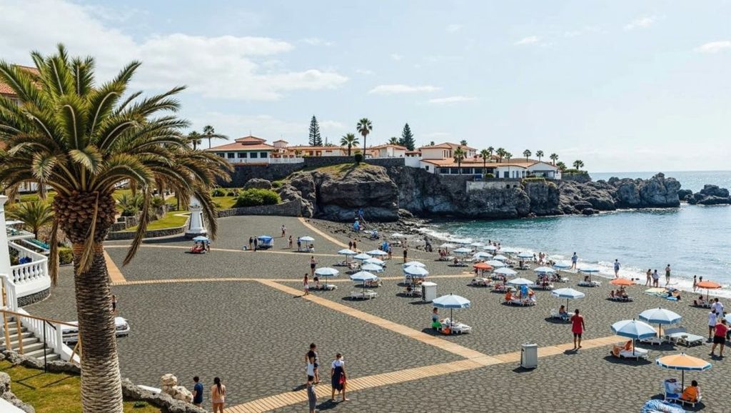 Entorno natural de Playa de la Arena en Lanzarote