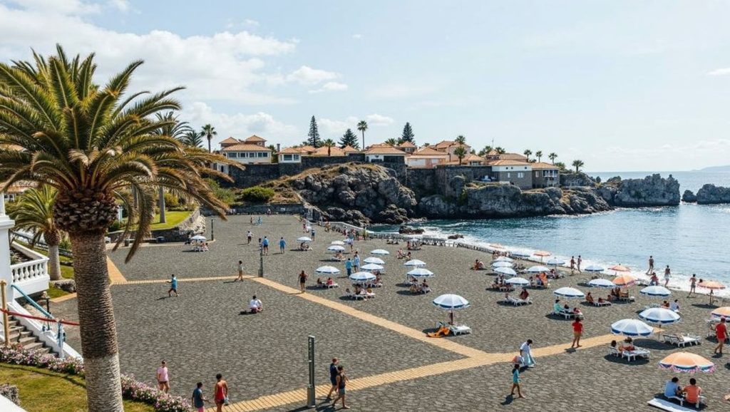 Entorno natural de Playa de la Arena en Tenerife