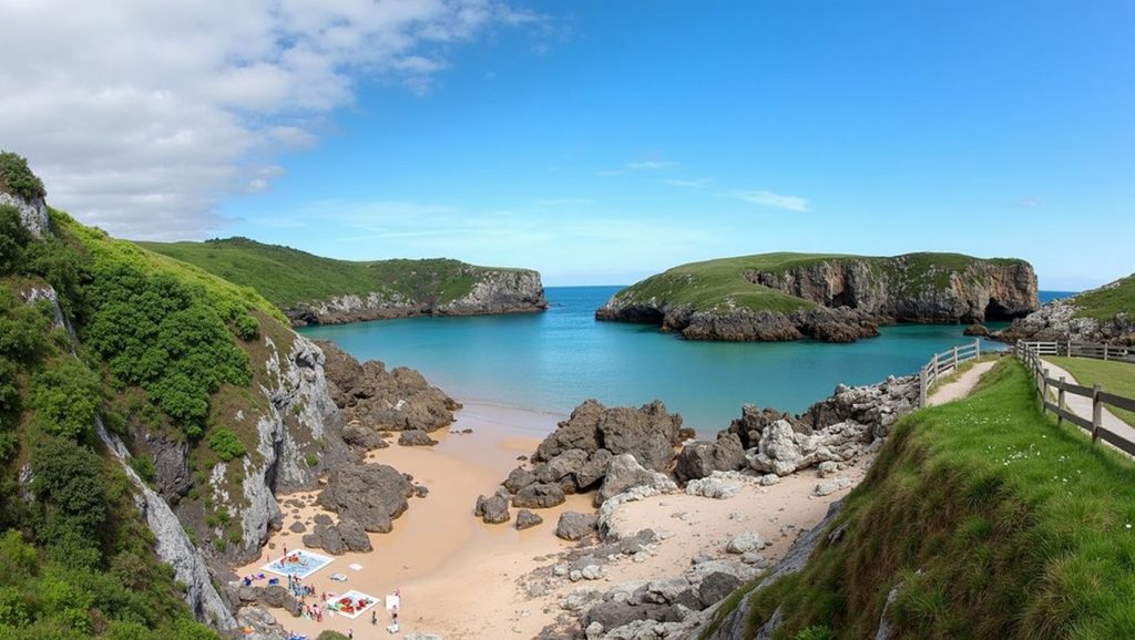 Playa de la Arenas en Asturias (Asturias)