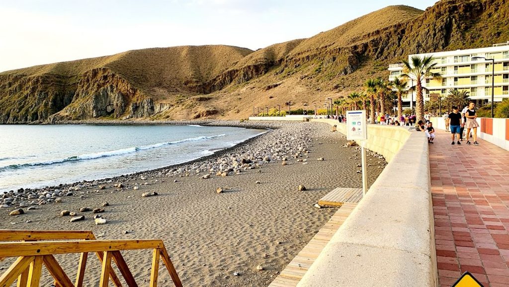 Arena volcánica de Playa de la Arenita, Arona (Tenerife)