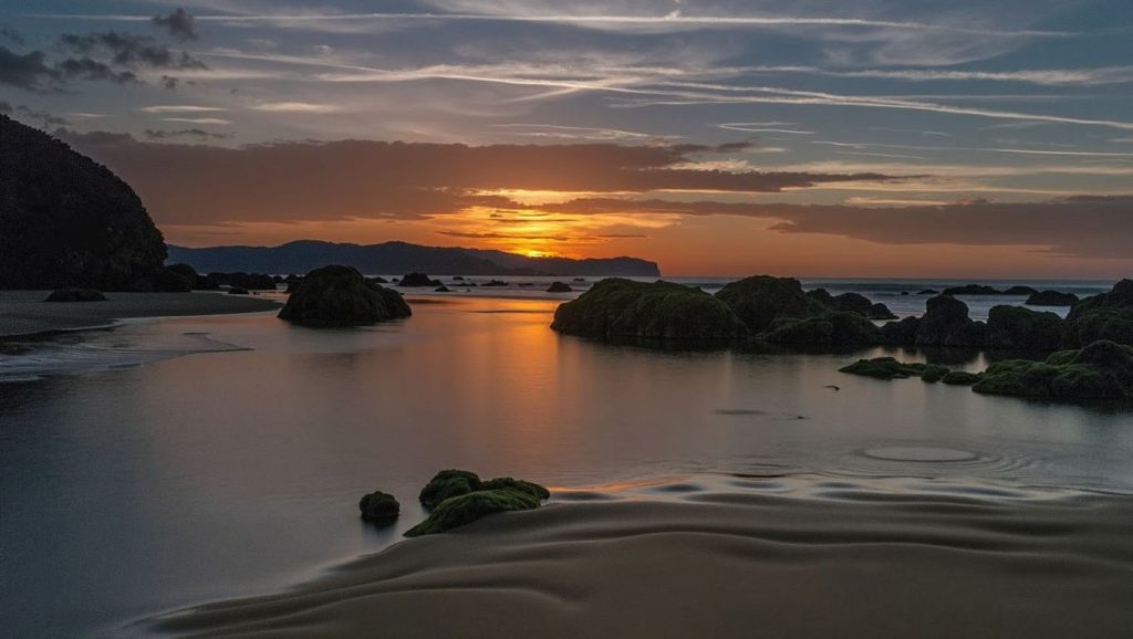 Entorno natural de Playa de la Barca en Asturias