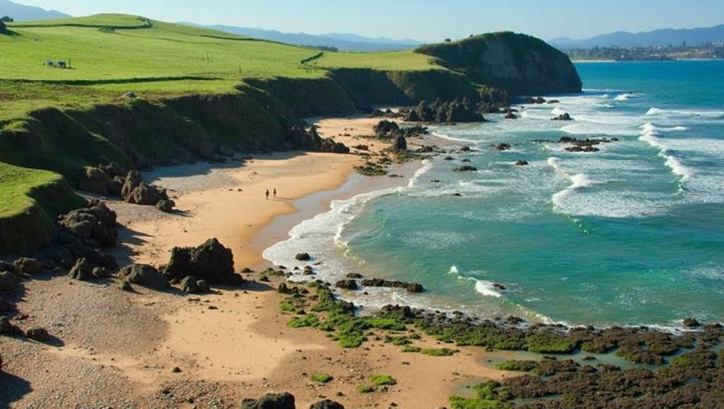 Panorámica de Playa de La Beciella, Asturias