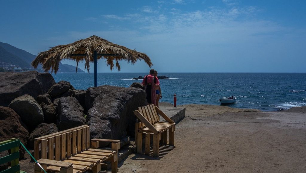 Arena volcánica de Playa de La Bombilla, Los Llanos de Aridane (La Palma)