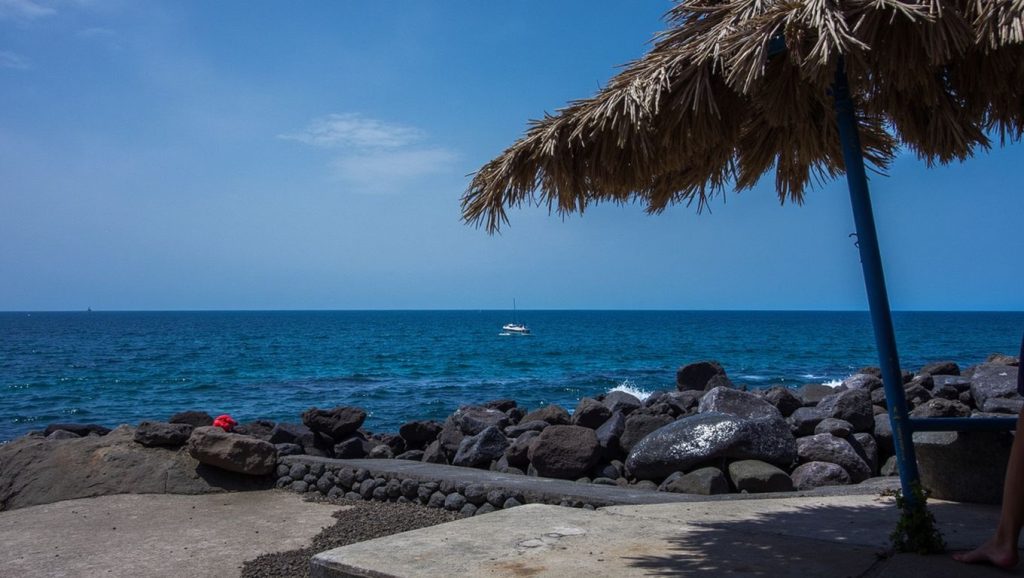 Aguas de Playa de La Bombilla en Los Llanos de Aridane (La Palma)
