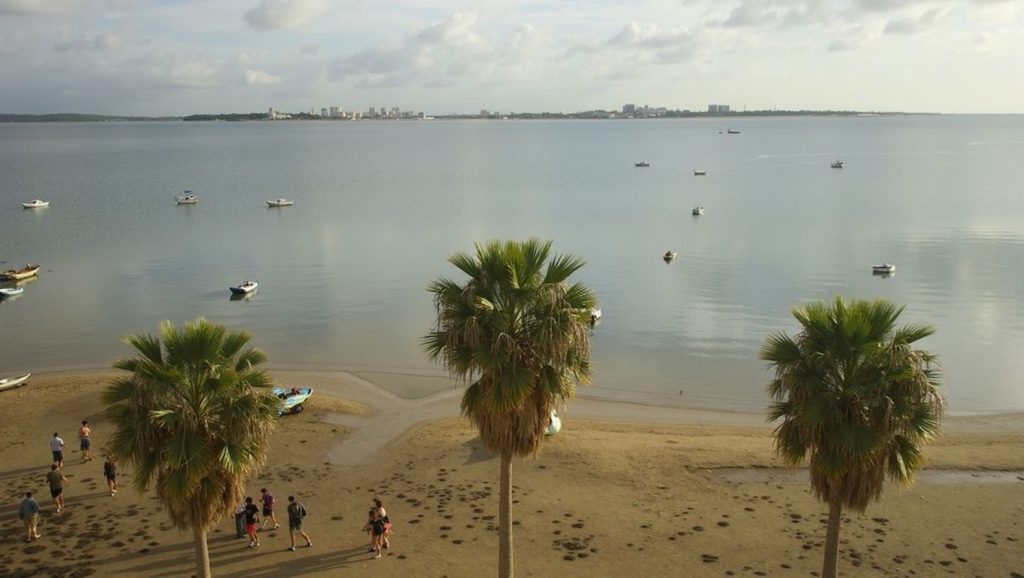 Costa de Puerto Real desde Playa de La Cachucha, Cádiz